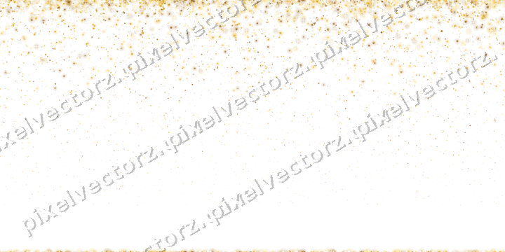 Nahtloser Glitzerregen aus Sternen und Blüten auf transparentem Grund
