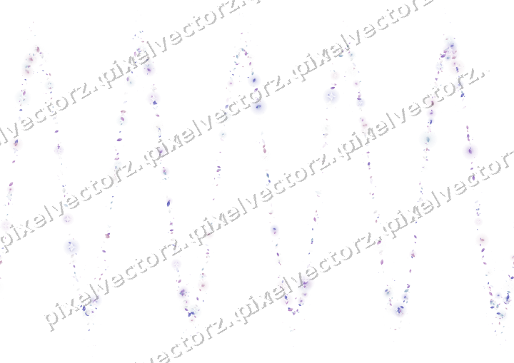 Nahtlose Glitzerwelle aus Tropfen in Violett auf transparentem Grund
