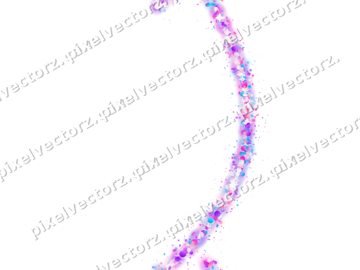 Nahtloser Glitzerbogen aus Funken und Tropfen auf transparentem Grund
