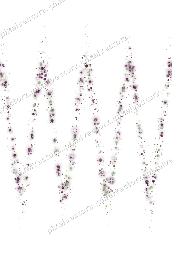 Nahtlose Glitzerwelle aus Punkten auf transparentem Grund
