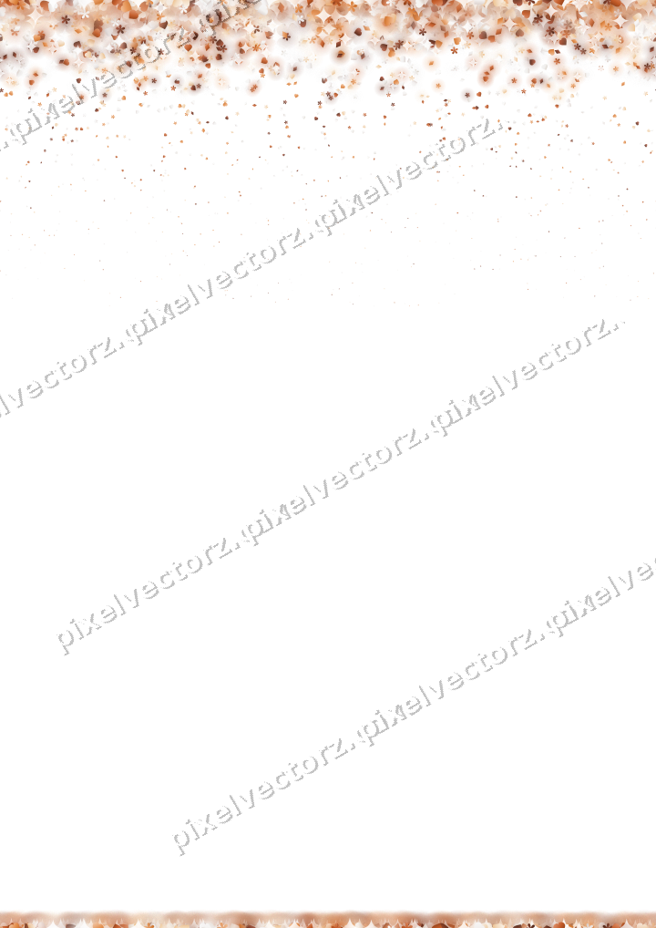 Nahtloser Glitzerregen aus Herzen und Blüten auf transparentem Grund
