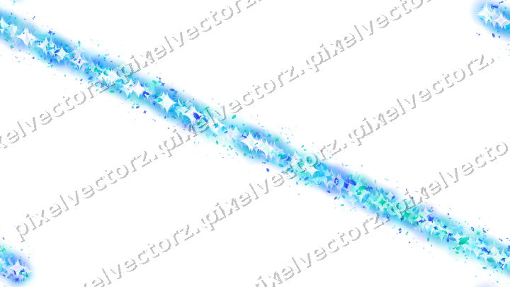 Nahtloses Glitzerband aus Funken und Tropfen auf transparentem Grund