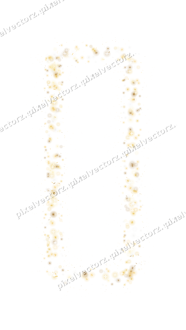 Nahtloser Glitzerrahmen aus Splittern auf transparentem Grund