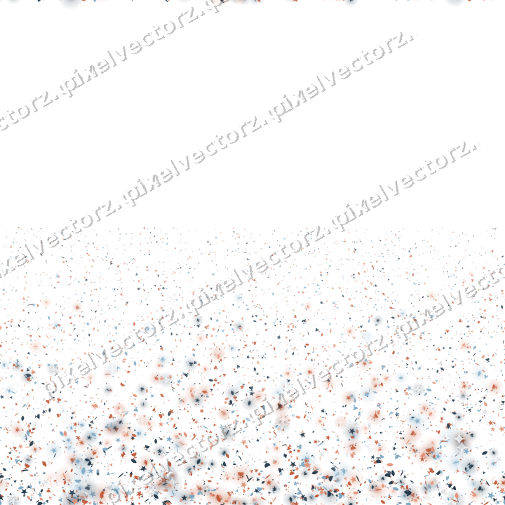 Nahtloser Glitzeraufstieg in Orange und Türkis auf transparentem Grund
