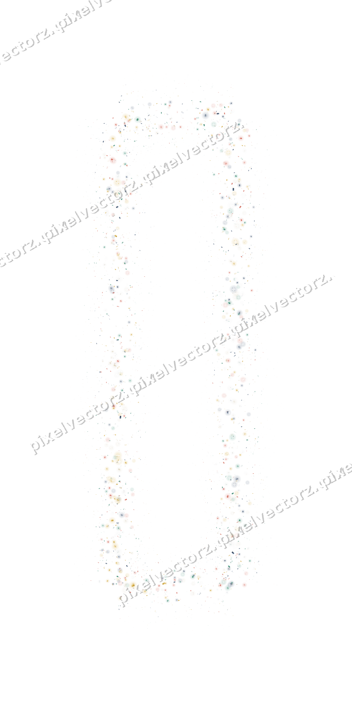 Nahtloser Glitzerrahmen in Bernstein und Grün auf transparentem Grund