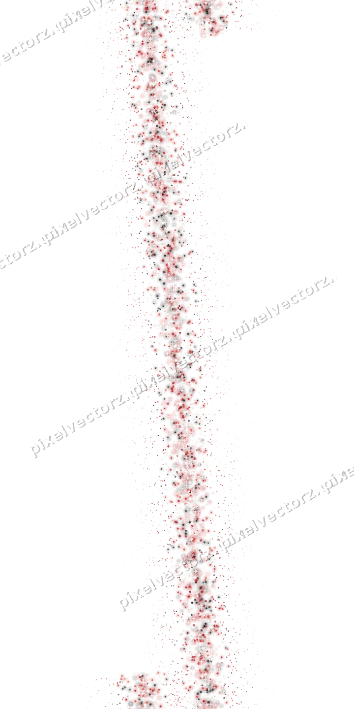 Nahtloses Glitzerband aus Sternen und Blüten auf transparentem Grund