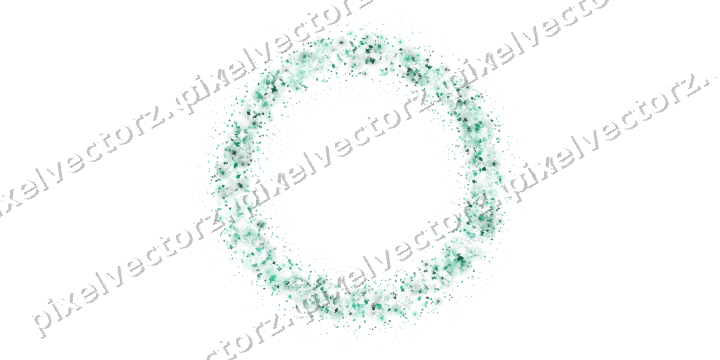 Nahtloser Glitzerkranz auf transparentem Grund