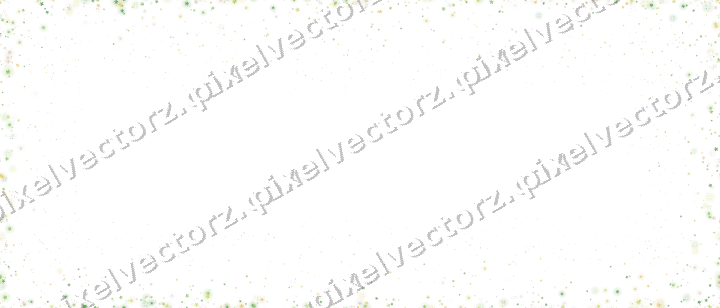 Nahtlose Glitzervignette aus Blüten in Limette auf transparentem Grund