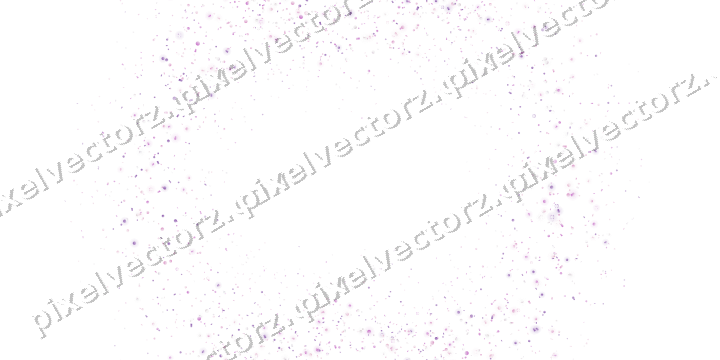 Nahtloser Glitzerkranz in Magenta und Violett auf transparentem Grund