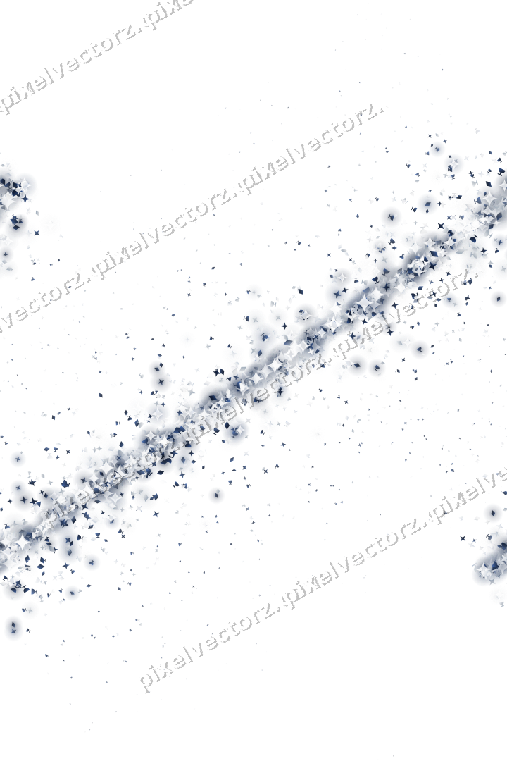 Nahtloses Glitzerband in Dunkelblau und Weiß auf transparentem Grund