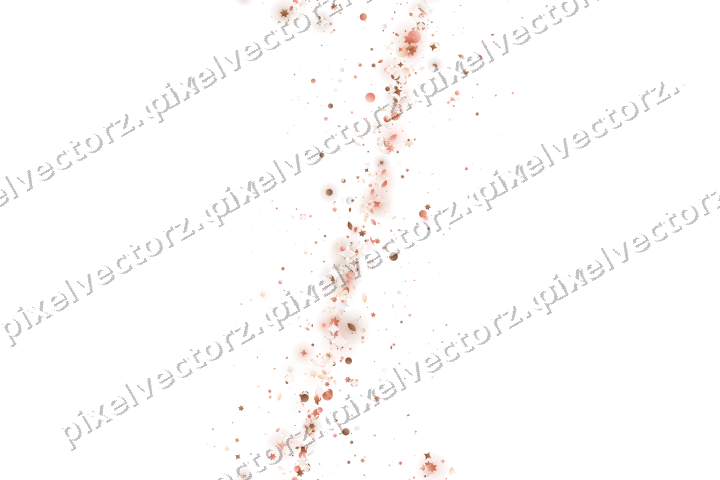 Nahtloses Glitzerband aus Sternen und Funken auf transparentem Grund