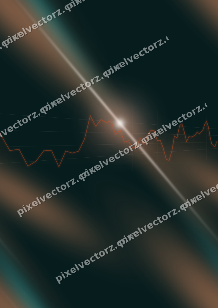 Nahtloser Neon Diagramm Hintergrund in Orange und Petrol