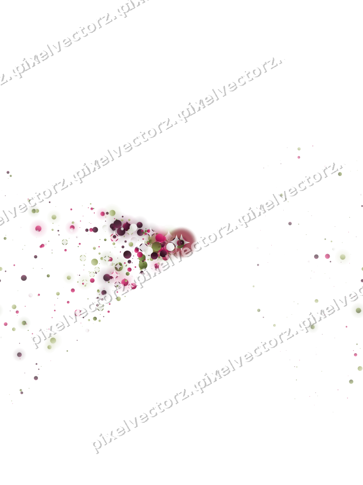Nahtloser Glitzerfächer aus Punkten in Limette auf transparentem Grund