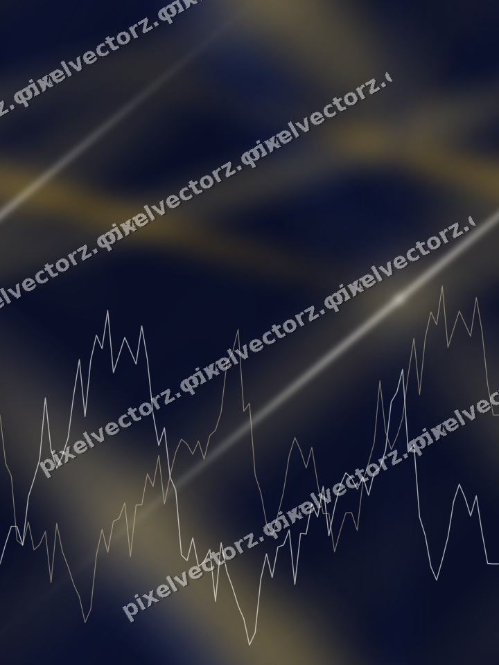 Nahtloser Neon Diagramm Hintergrund in Bernstein und Blau