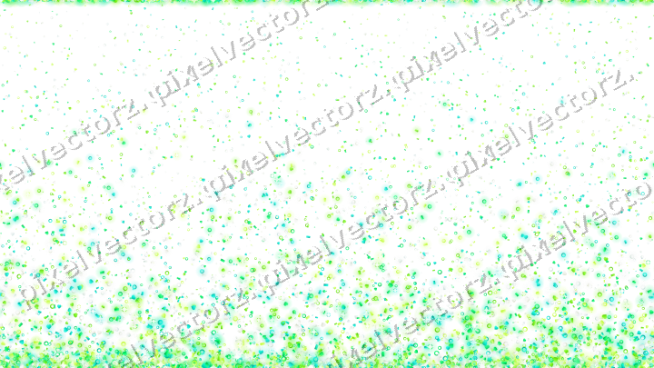 Nahtloser Glitzeraufstieg in Grün und Limette auf transparentem Grund