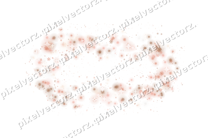 Nahtloser Glitzerrahmen aus Schneeflocken auf transparentem Grund