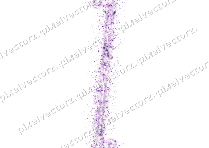 Nahtloses Glitzerband in Violett auf transparentem Grund