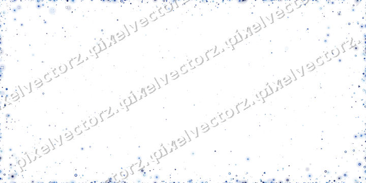 Nahtlose Glitzervignette in Blau und Türkis auf transparentem Grund
