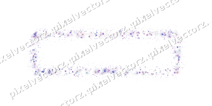 Nahtloser Glitzerrahmen aus Sternen und Herzen auf transparentem Grund