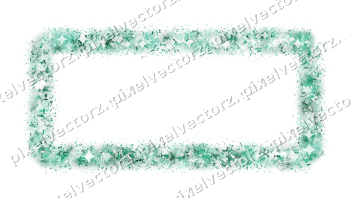 Nahtloser Glitzerrahmen aus Sektgläsern auf transparentem Grund