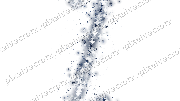 Nahtloses Glitzerband aus Funken und Tropfen auf transparentem Grund