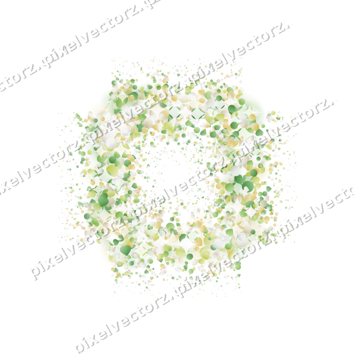 Nahtloser Glitzerrahmen aus Herzen und Punkten auf transparentem Grund