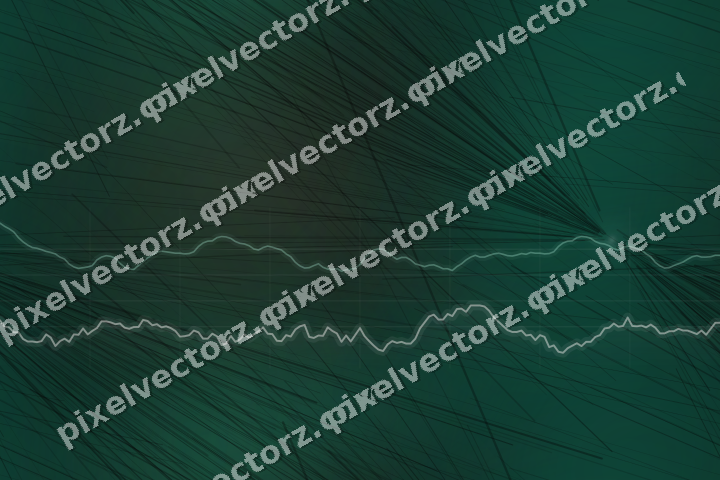 Nahtloser Neon Diagramm Hintergrund in Grün und Orange