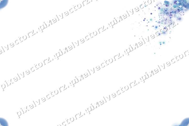Nahtloser Glitzerfächer in Blau und Türkis auf transparentem Grund