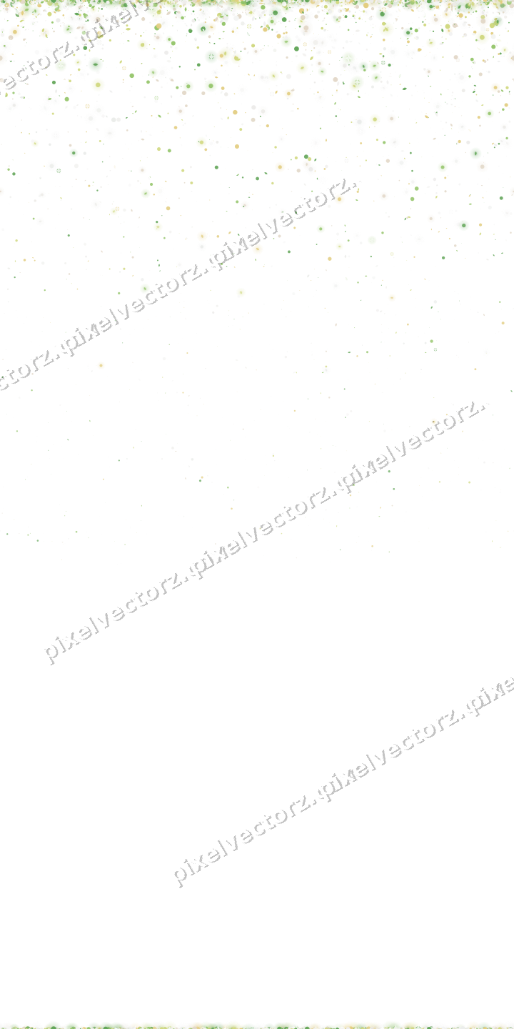 Nahtloser Glitzerregen aus Tropfen und Punkten auf transparentem Grund