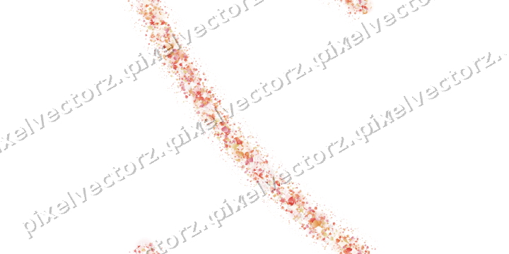 Nahtloser Glitzerbogen aus Sternen und Herzen auf transparentem Grund