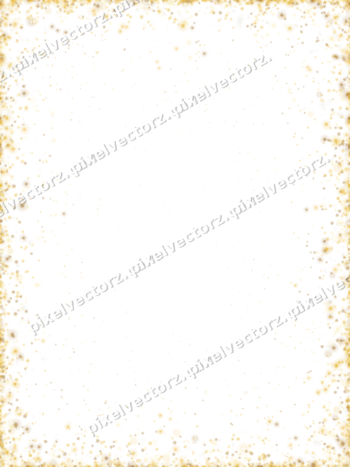 Nahtlose Glitzervignette aus Schneeflocken auf transparentem Grund