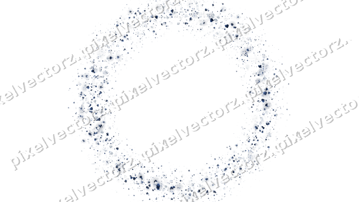 Nahtloser Glitzerkranz aus Herzen auf transparentem Grund