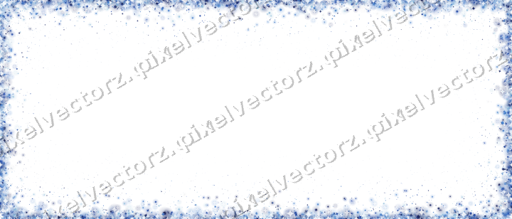 Nahtlose Glitzervignette in Blau und Türkis auf transparentem Grund