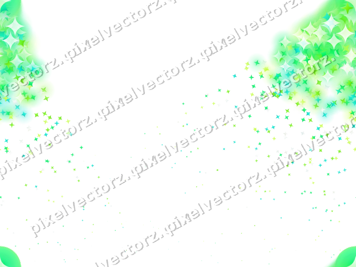 Nahtloser Glitzerfächer aus Sternen und Funken auf transparentem Grund