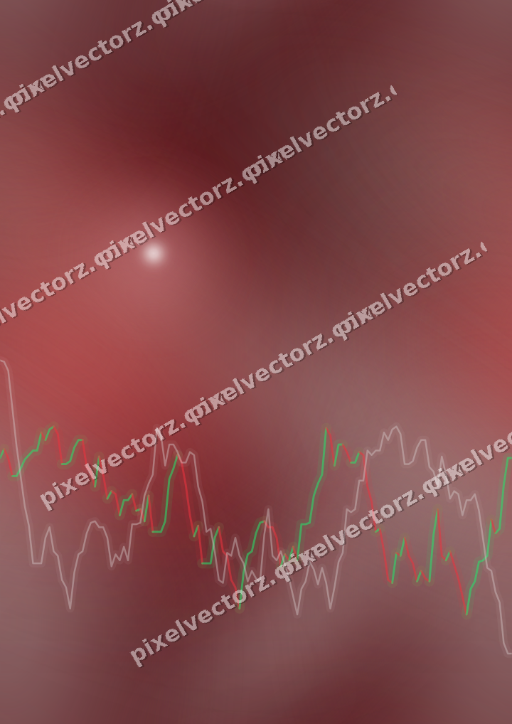 Nahtloser Neon Diagramm Hintergrund in Rot und Blasslimette