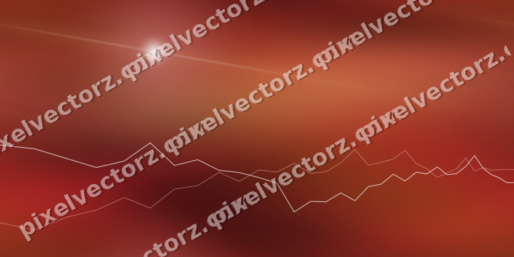 Nahtloser Neon Diagramm Hintergrund in Rot und Bernstein
