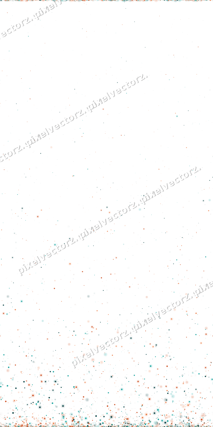 Nahtloser Glitzeraufstieg aus Punkten auf transparentem Grund