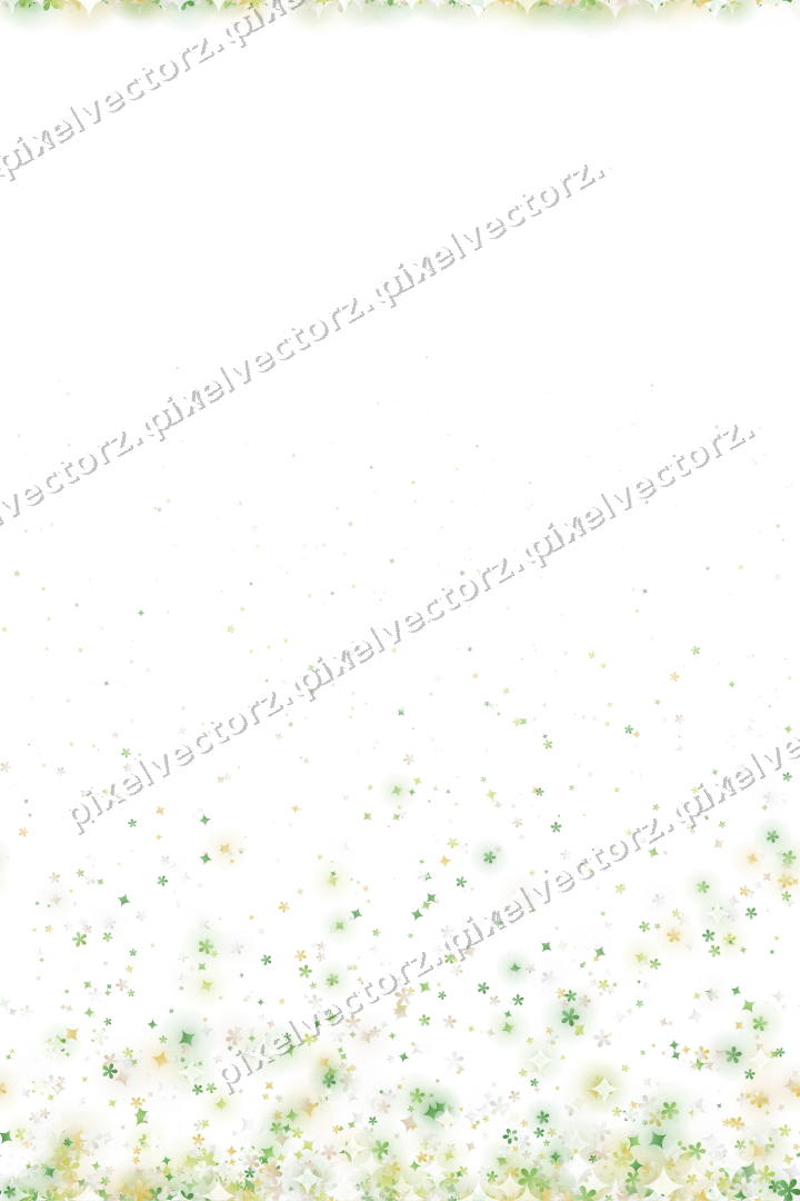 Nahtloser Glitzeraufstieg in Limette und Gelb auf transparentem Grund
