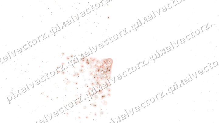 Nahtloser Glitzerfächer aus Rauten in Orange auf transparentem Grund