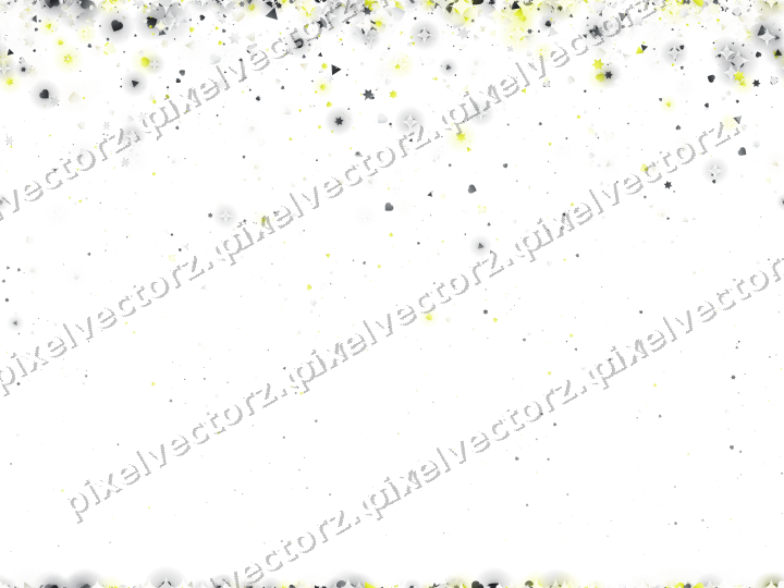 Nahtloser Glitzerregen aus Sternen und Herzen auf transparentem Grund