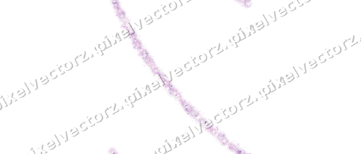 Nahtloser Glitzerbogen in Magenta und Violett auf transparentem Grund