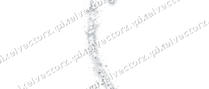 Nahtloser Glitzerbogen in Blassblau auf transparentem Grund