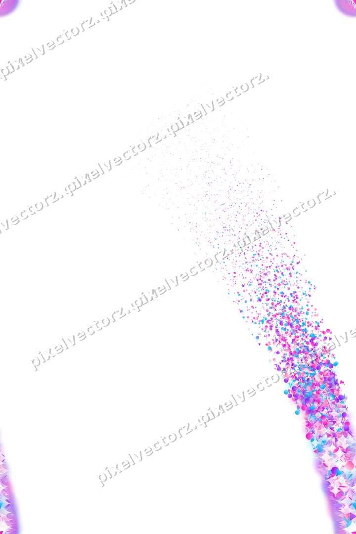 Nahtloser Sternenschweif in Magenta auf transparentem Grund