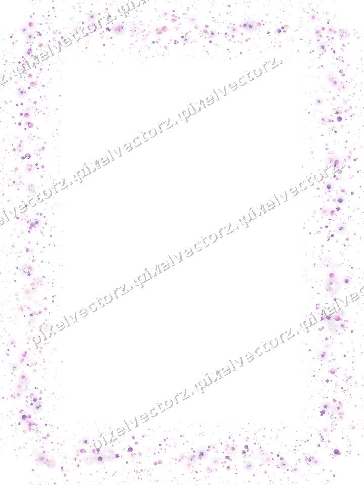 Nahtloser Glitzerrahmen in Magenta und Violett auf transparentem Grund