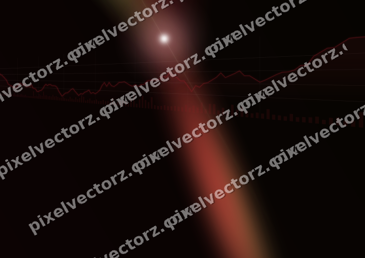 Leuchtender Neon Diagramm Hintergrund in Rot und Grün
