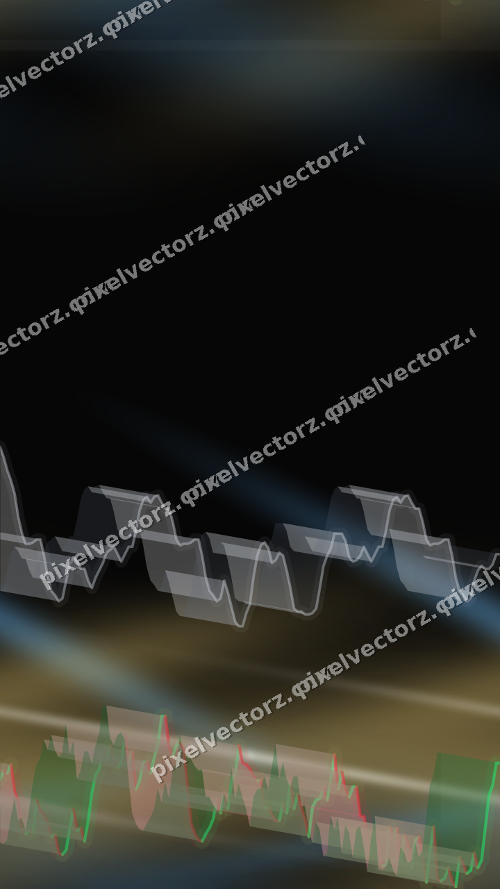 Nahtloser Neon Diagramm Hintergrund in Blau und Bernstein