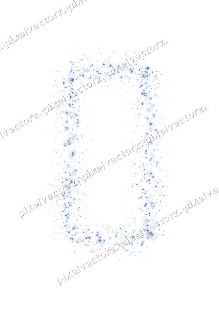 Nahtloser Glitzerrahmen aus Sternen und Herzen auf transparentem Grund