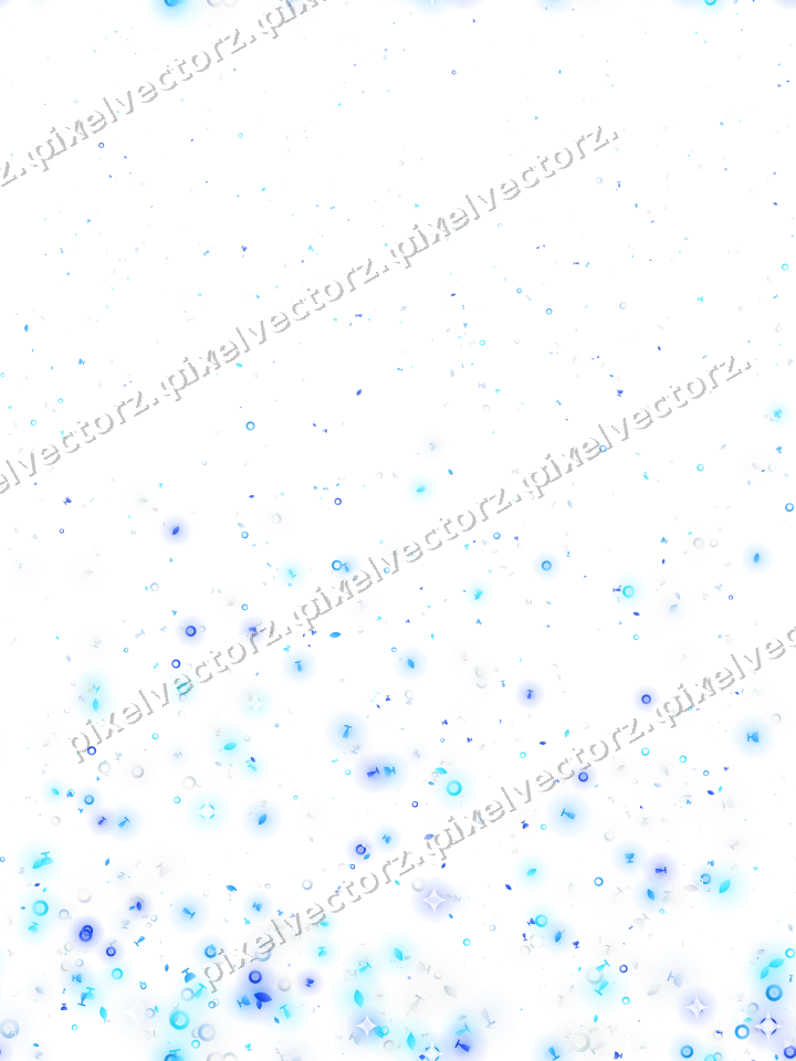 Nahtloser Glitzeraufstieg in Türkis und Blau auf transparentem Grund