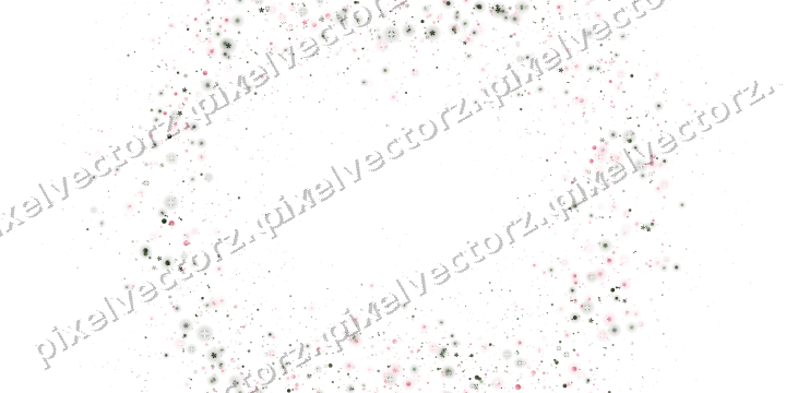 Nahtloser Glitzerkranz in Rosa auf transparentem Grund