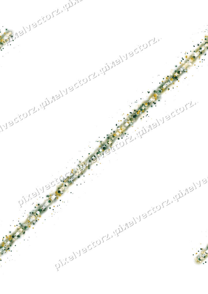 Nahtloses Glitzerband aus Punkten auf transparentem Grund